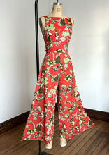 Load image into Gallery viewer, vintage 1960s novelty couples jumpsuit {xxs}