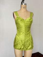 Load image into Gallery viewer, vintage 1950s Rose Marie Reid green swimsuit {s-m}