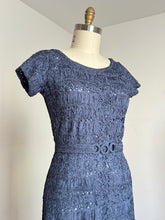 Load image into Gallery viewer, vintage 1940s 50s ribbon dress {m}
