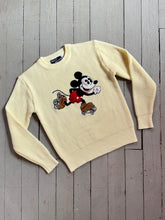 Load image into Gallery viewer, vintage 1980s roller blade Mickey Mouse knit sweater