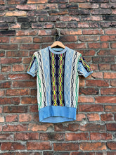 Load image into Gallery viewer, vintage 1940s 50s cable knit t-shirt