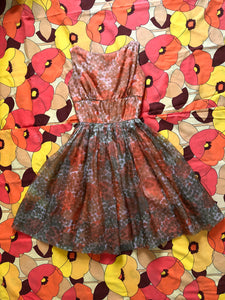 vintage 1950s Jerry Gilden dress {xxs}