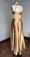 Load image into Gallery viewer, vintage 1950s gold gown {m}