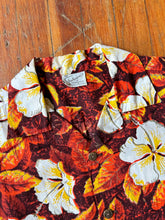 Load image into Gallery viewer, vintage 1950s Alfred Shaheen sarong dress &amp; men’s shirt set