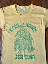 Load image into Gallery viewer, vintage 1970s This Buds for You Marijuana t shirt