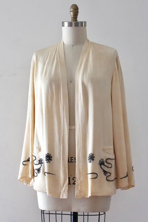 vintage 1920s embroidered jacket