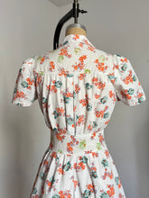 Load image into Gallery viewer, vintage 1940s floral romper playsuit {s}