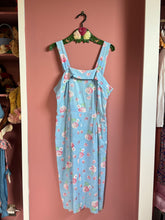 Load image into Gallery viewer, vintage 1940s floral sun dress {XL}