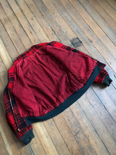 Load image into Gallery viewer, vintage 1950s red wool plaid Ricky cropped jacket