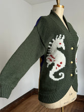 Load image into Gallery viewer, vintage 1980s 90s seashell mohair blend sweater {1X}