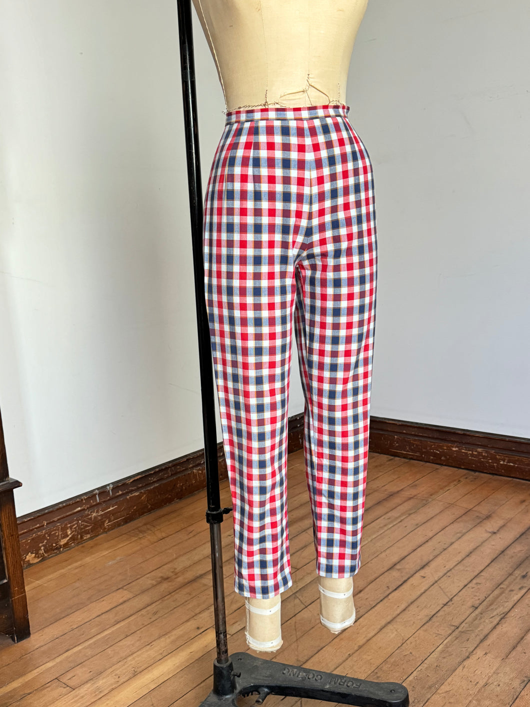vintage 1950s plaid pants {xs}