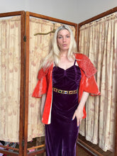 Load image into Gallery viewer, vintage 1930s velvet jacket {xs/s} 30s velvet opera coat