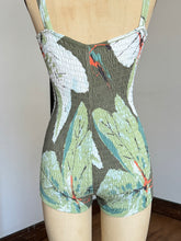 Load image into Gallery viewer, vintage 1950s floral Cole of California swimsuit {xs}