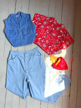 Load image into Gallery viewer, vintage 1960s high waisted Misses Wranglers jeans 29/30”W