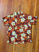 Load image into Gallery viewer, vintage 1950s Alfred Shaheen sarong dress &amp; men’s shirt set