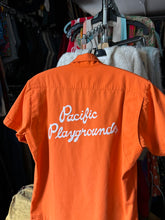 Load image into Gallery viewer, vintage 1970s Pacific Playgrounds staff bowling shirt