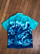 Load image into Gallery viewer, vintage 1960s cotton Surfer print Hawaiian shirt