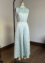 Load image into Gallery viewer, vintage 1960s quilted jumpsuit {xs-s}