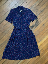 Load image into Gallery viewer, vintage 1940s rayon dress {m} AS-IS