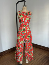 Load image into Gallery viewer, vintage 1960s novelty couples jumpsuit {xxs}