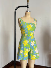 Load image into Gallery viewer, vintage 1960s LANZ floral terrycloth romper {xs}