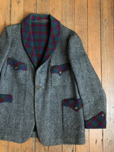 Load image into Gallery viewer, vintage 1920s wool smoking jacket