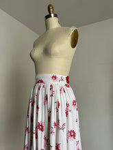 Load image into Gallery viewer, vintage 1940s floral skirt {s}