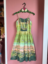 Load image into Gallery viewer, vintage 1950s novelty sailboat sun dress {xs}