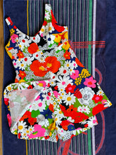 Load image into Gallery viewer, vintage 1960s floral short &amp; tunic set {m}