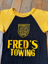 Load image into Gallery viewer, vintage 1950s 60s Fred’s Towing jersey t shirt