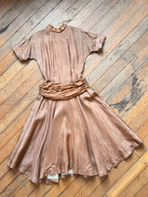Load image into Gallery viewer, vintage 1950s drop waist party dress {s}