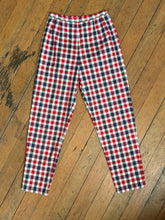 Load image into Gallery viewer, vintage 1950s plaid pants {xs}