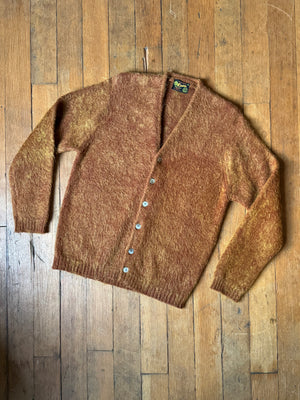 vintage 1960s mohair cardigan sweater