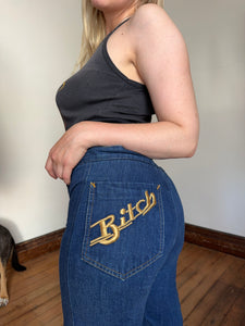 vintage 1970s BITCH jeans