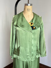 Load image into Gallery viewer, vintage 1930s green art deco pajama set {m}