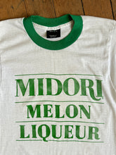 Load image into Gallery viewer, vintage 1980s Melon ringer t-shirt {xs-m}