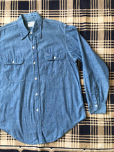 Load image into Gallery viewer, vintage 1950s chambray shirt