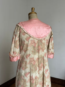 antique 1910s cotton wrap dressing gown {XL}