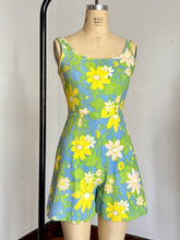 Load image into Gallery viewer, vintage 1960s LANZ floral terrycloth romper {xs}