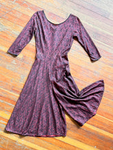 Load image into Gallery viewer, vintage 1960s lace jumpsuit lounge wear {xs}