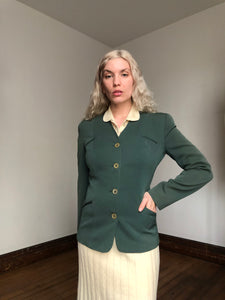 vintage 1940s collarless jacket {s}