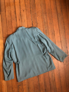 vintage 1940s 50s rayon leisure jacket