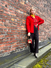 Load image into Gallery viewer, vintage 1940s red jacket {m/L}