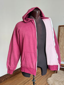 vintage 1980s MacGregor thermal zip up hoodie sweatshirt