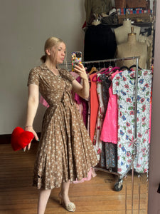 vintage 1950s Jerry Gilden dress set {xs}