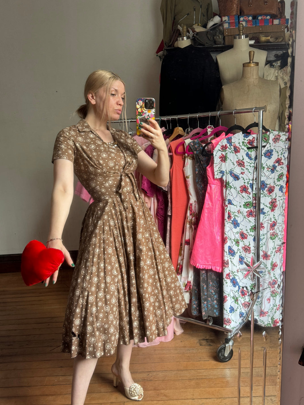 vintage 1950s Jerry Gilden dress set {xs}