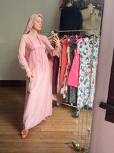 Load image into Gallery viewer, vintage 1960s hooded gown {xs}