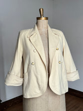 Load image into Gallery viewer, vintage 1950s cream cropped swing coat {up to XL}