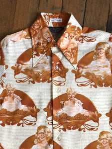 vintage 1970s Playboy pin up shirt