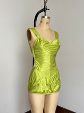 Load image into Gallery viewer, vintage 1950s Rose Marie Reid green swimsuit {s-m}